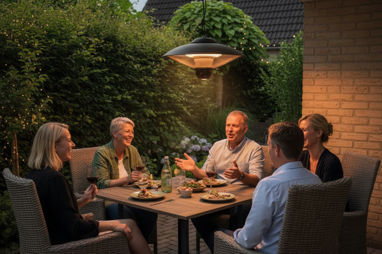 Gemütlich draußen sitzen – auch im Winter: So gelingt’s mit der richtigen Terrassenheizung