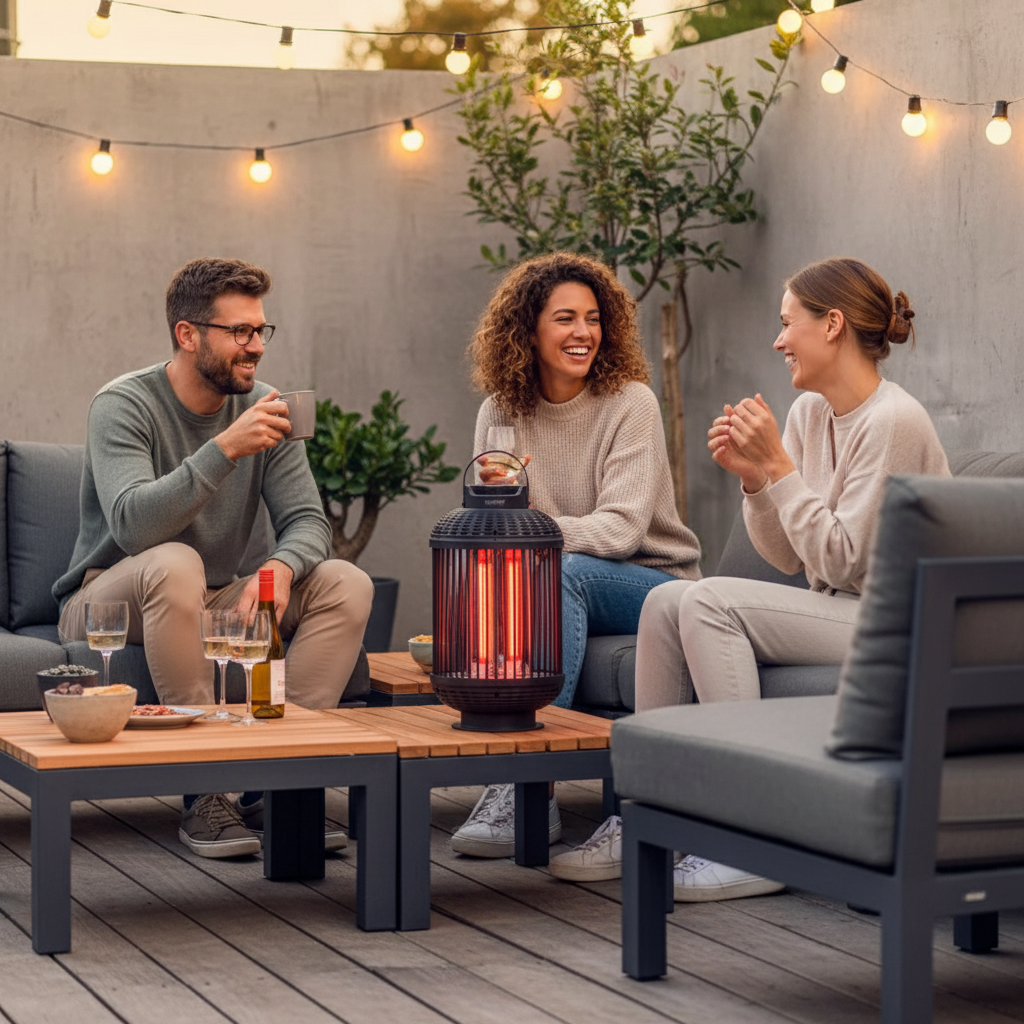 Balkon-Heizung: So wird es auf kleinem Raum gemütlich