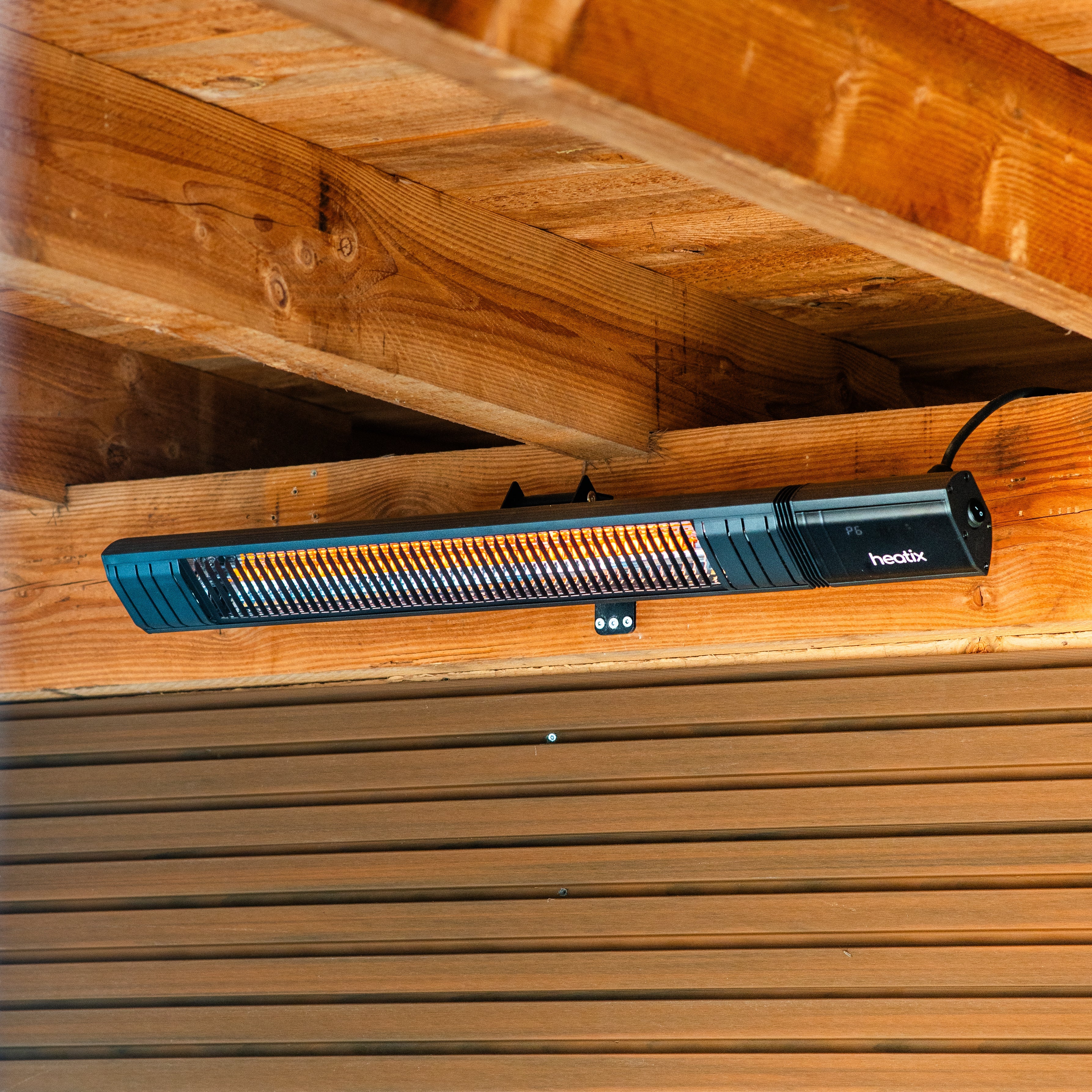 SMART Wandmodell Heizstrahler 2500W | Heatix Terrassenheizer 2 Stück