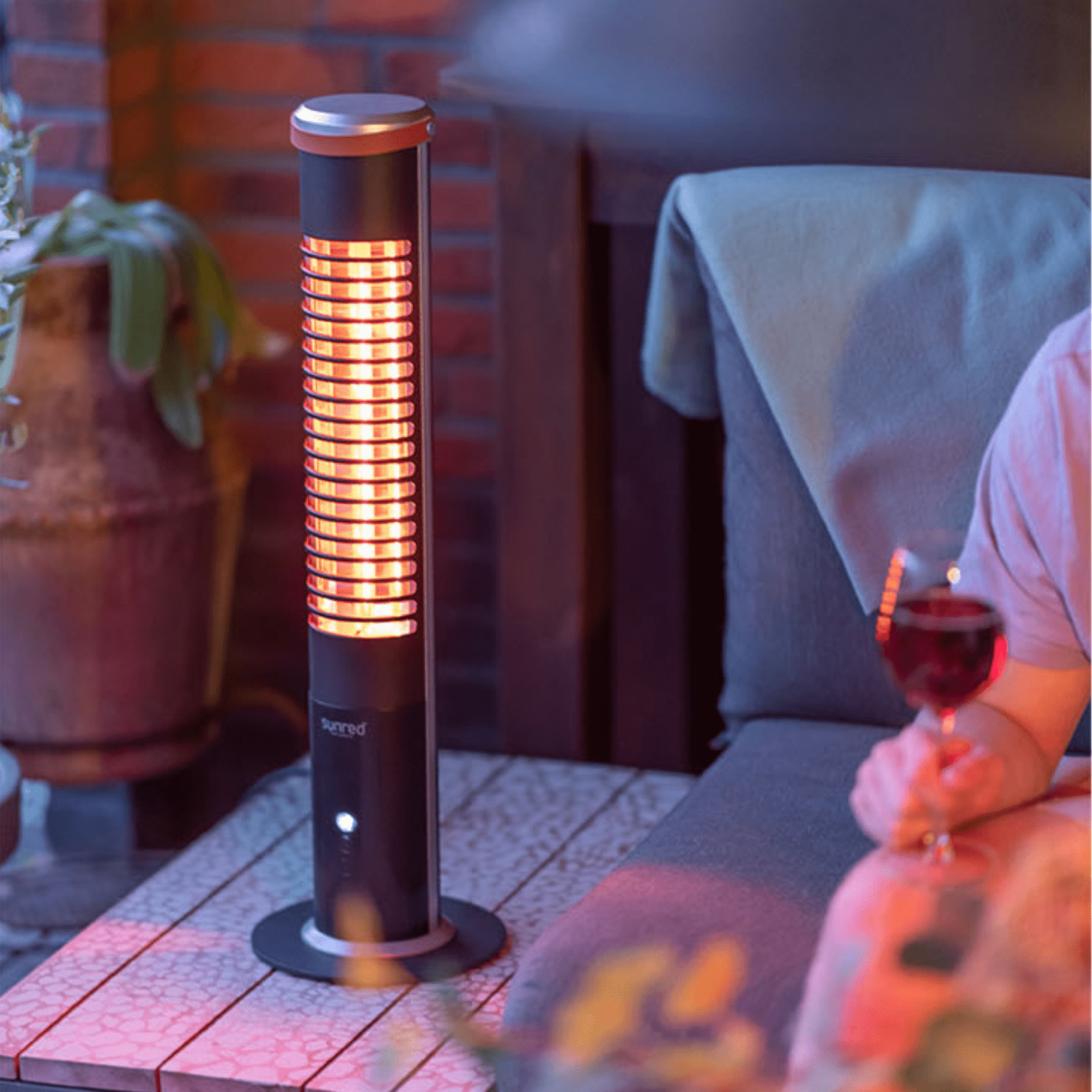 Apollo Ultra SMART Tischheizer, Schwarz – 1200 Watt