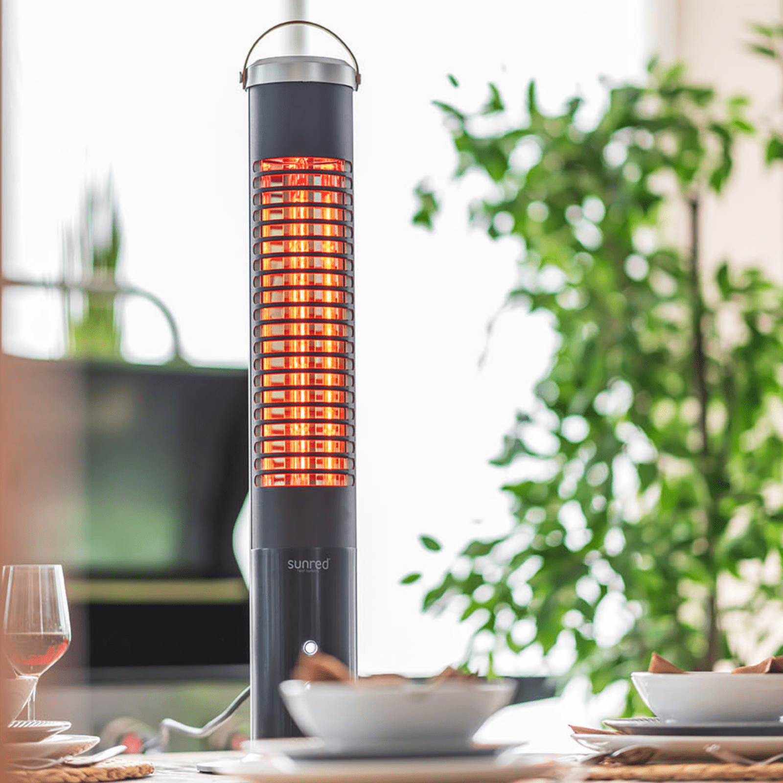 Apollo Ultra SMART Tischheizer, Schwarz – 1200 Watt