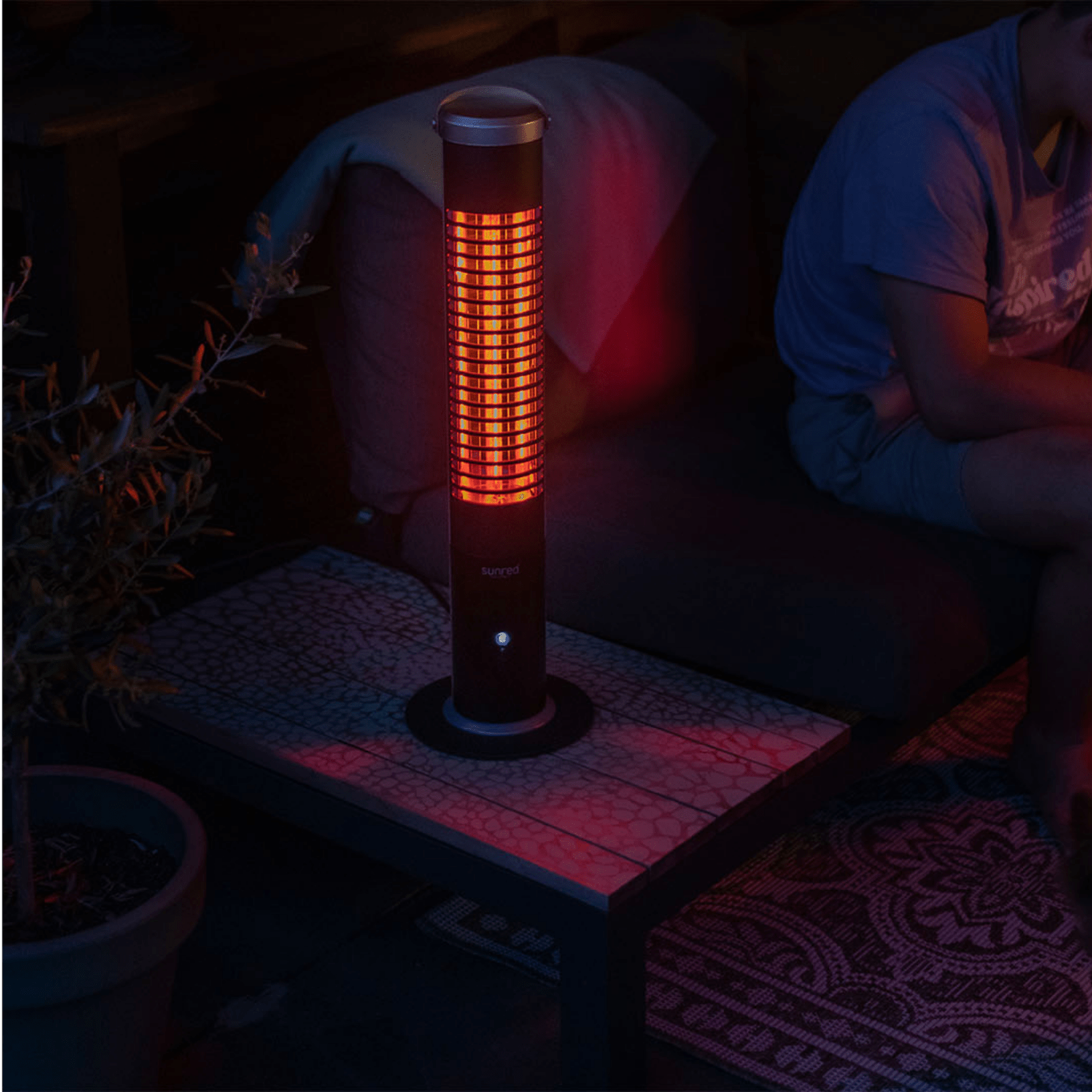 Apollo Ultra SMART Tischheizer, Schwarz – 1200 Watt