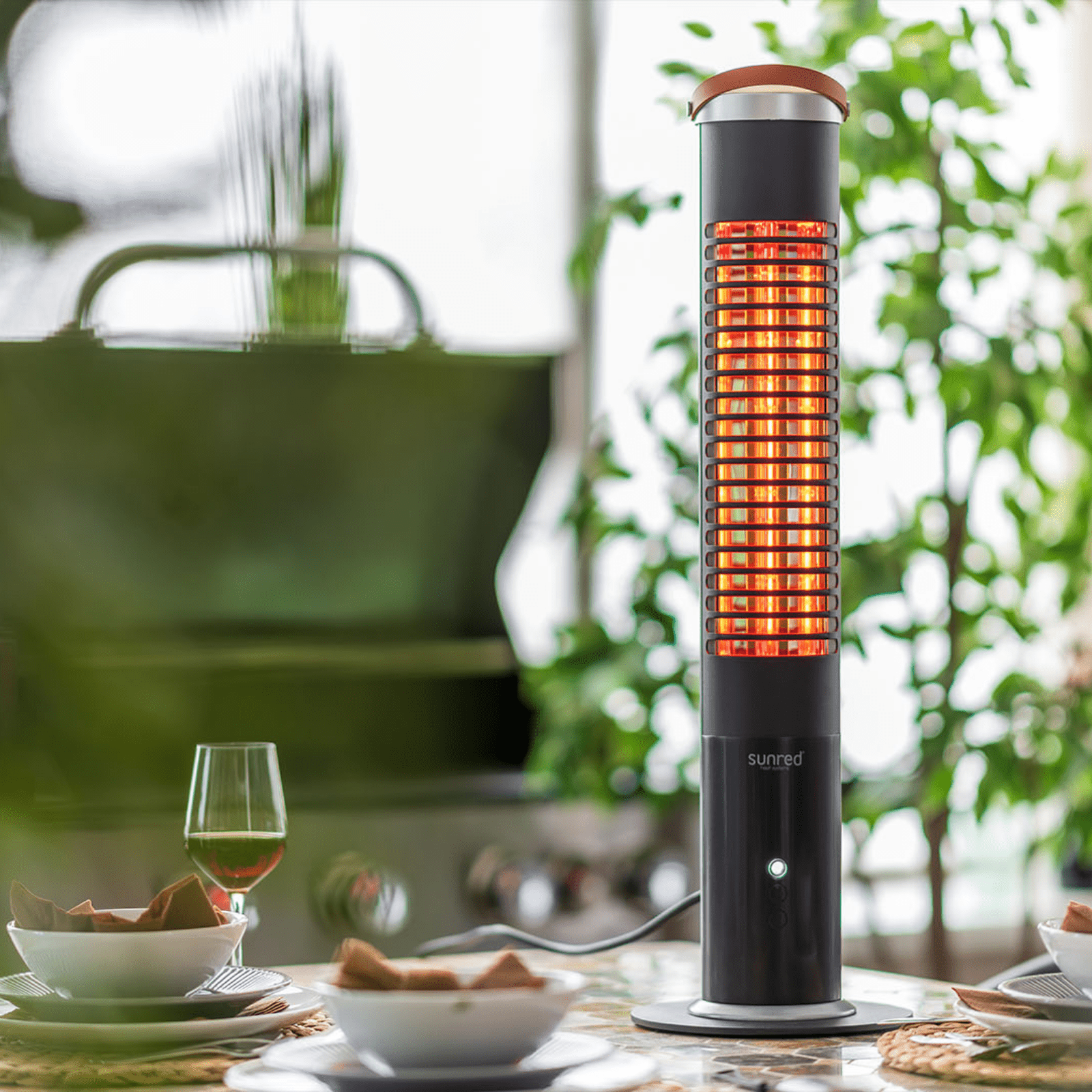 Apollo Ultra SMART Tischheizer, Schwarz – 1200 Watt