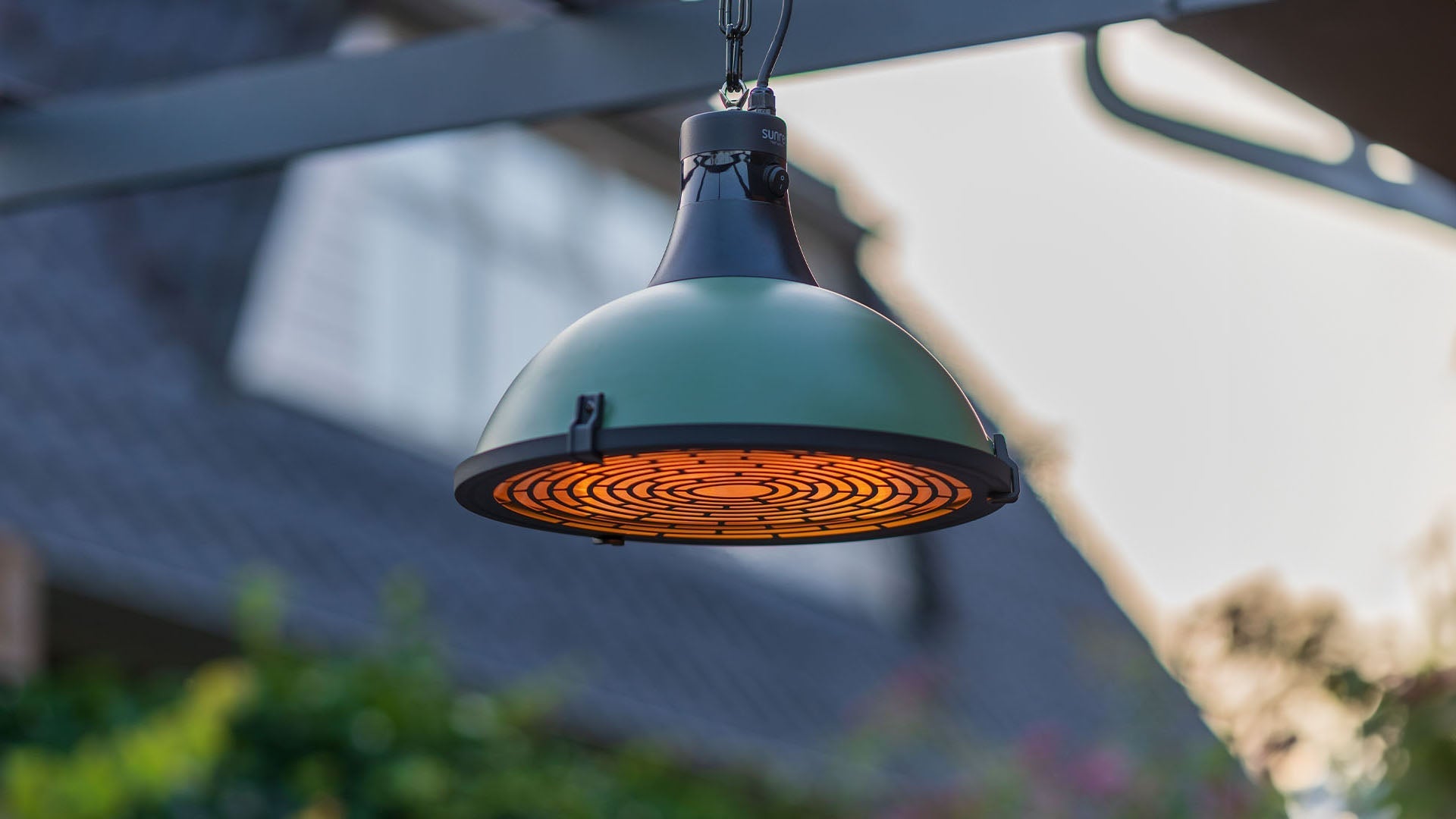 Hängewärmer Indus Ultra Jade Smart 2100 W Roségold Grün – Sunred