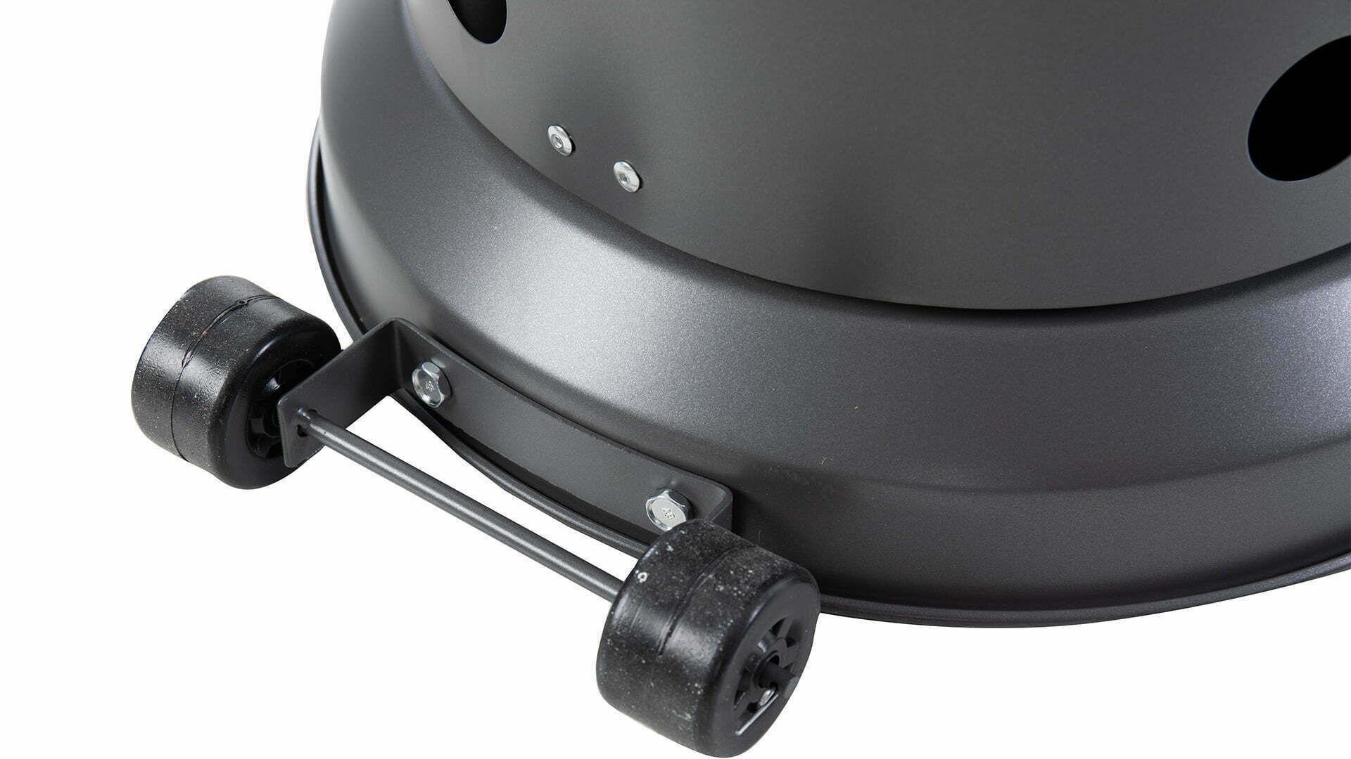 wieltjes van de staande Sunred grijze Propus Lounge terrasverwarmer met 10000 Watt