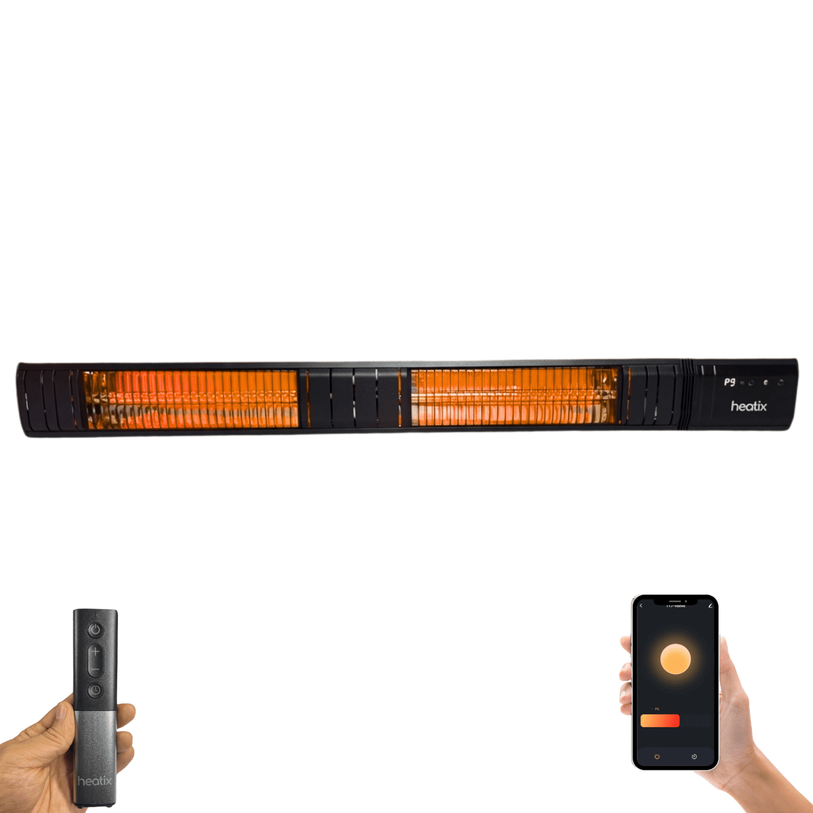 Smart Carbon Fiber Heater 3000W – Wand-Terrassenstrahler