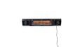 Sunred zwarte Sun and Sound Ultra Wandmodel heater met bluetooth box