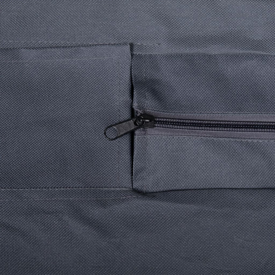 rits van de Polyester grijze Sunred hoes voor de hangende Terrasverwarmer Royal Diamond Silver