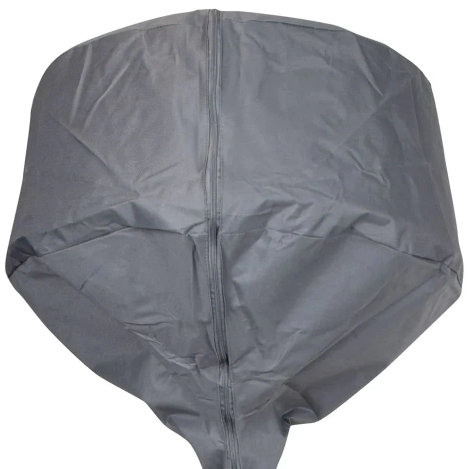 rits van Sunred grijze hoes voor staande Artix terrasverwarmer van slijtvast polyester