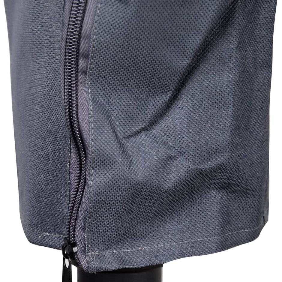 rits van de stijlvolle grijze polyester Sunred hoes voor staande terrasverwarmer of heater