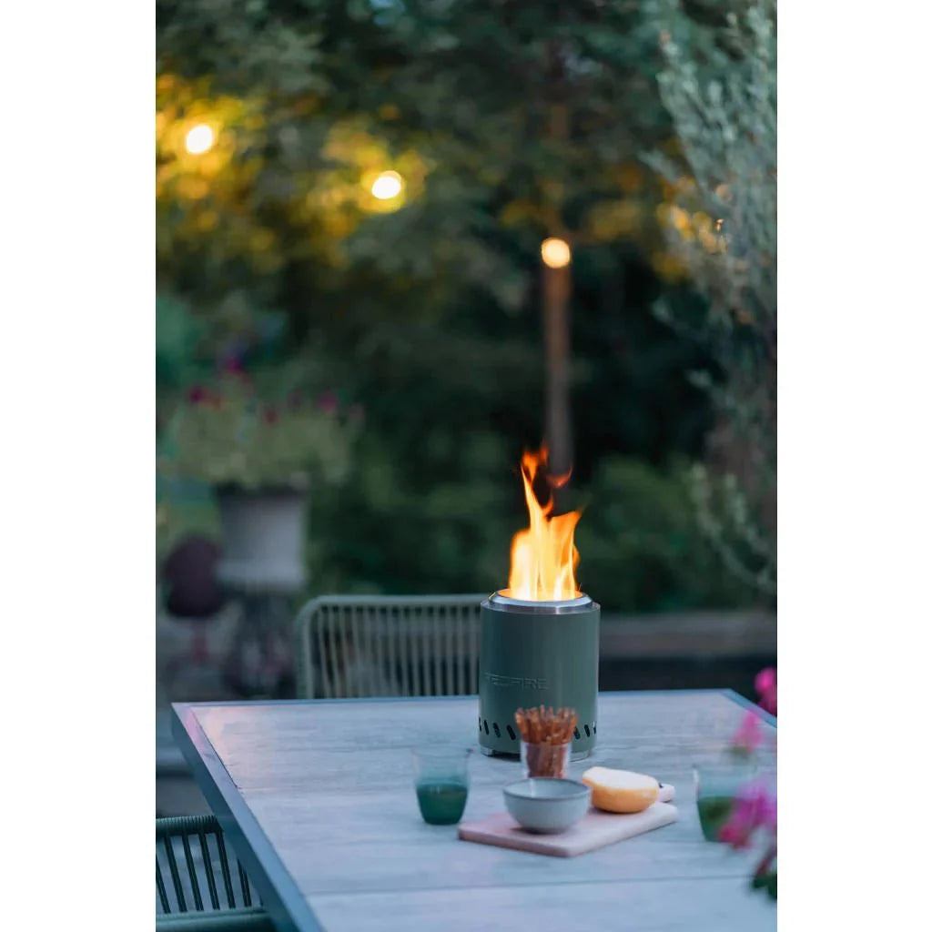 Volcano Pellet-Tischfeuer klein, Olivgrün