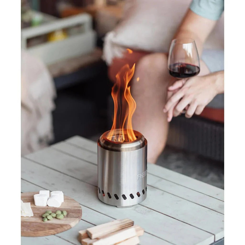 Volcano Pellet-Tischfeuer Medium, Edelstahl (RVS)