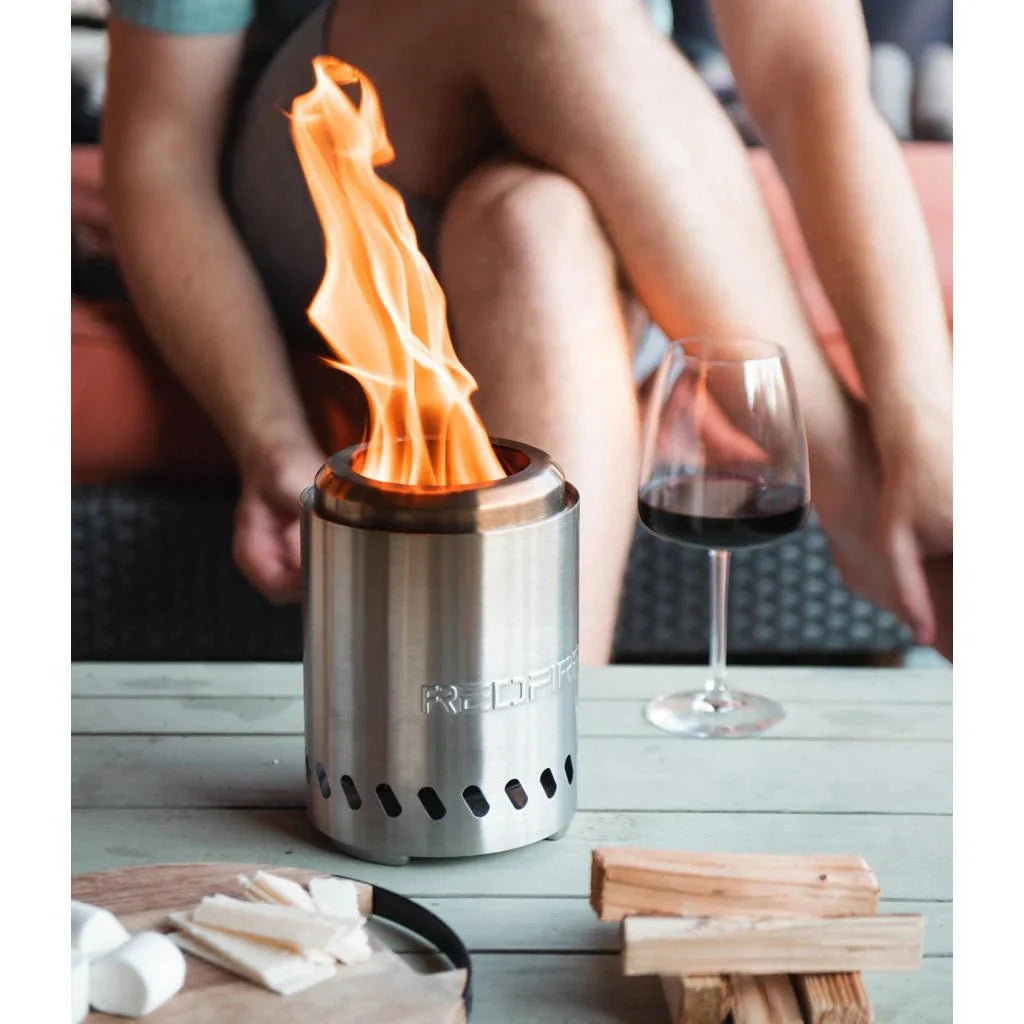 Volcano Pellet-Tischfeuer Medium, Edelstahl (RVS)