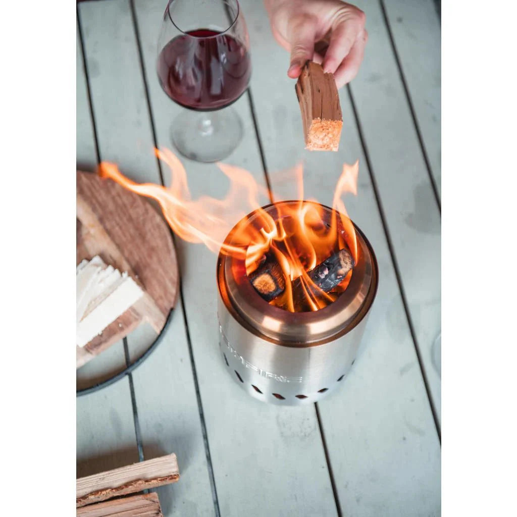 Volcano Pellet-Tischfeuer Medium, Edelstahl (RVS)