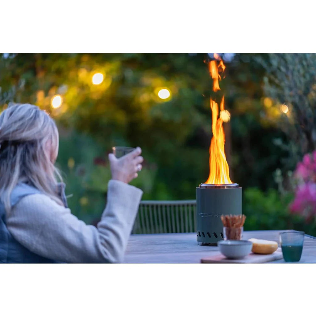 Volcano Pellet-Tischfeuer Medium, Olivgrün